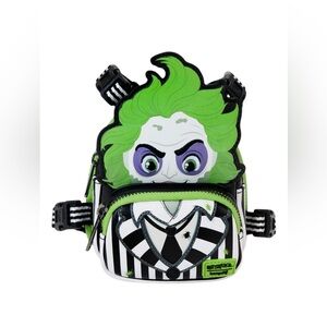 Loungefly Beetlejuice Figural Mini Backpack MEDIUM  Dog Harness NWT